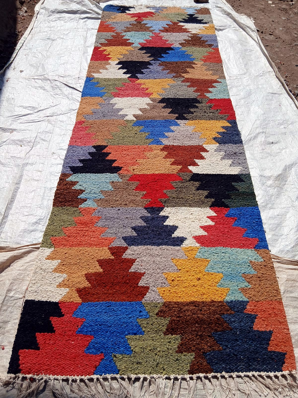 JHWC colourful woven rug